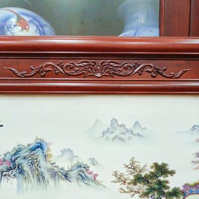 tranh sứ sơn thuỷ, gốm sứ trung quốc cao cấp
